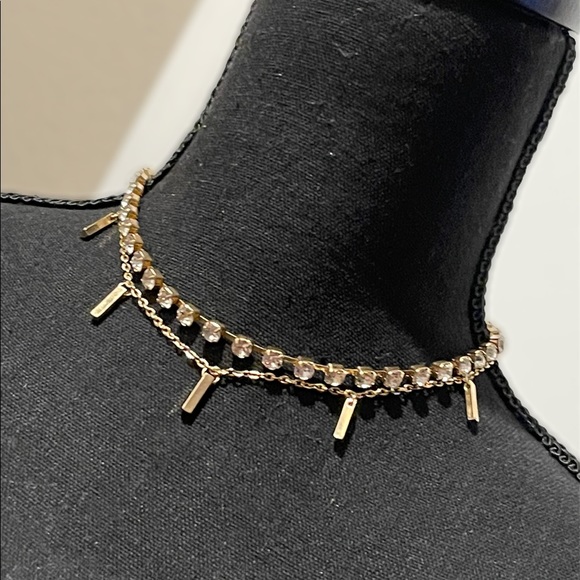 Steve Madden Gold Choker Necklace - Picture 6 of 6